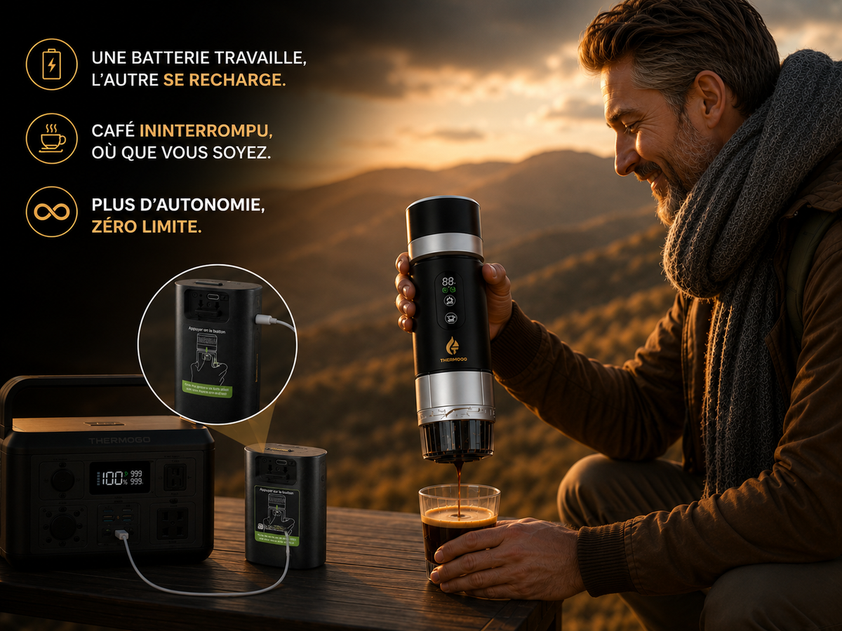 ThermoGo™ – Premium Portable Coffee Machine | Perfect Espresso Anywhere